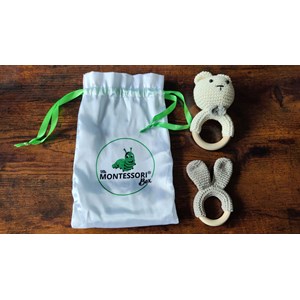 Mamontessoribox hochets bois crochet x2