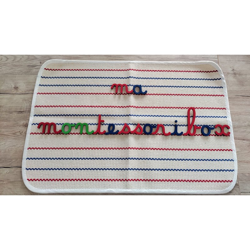 Mamontessoribox tapis écriture alphabet