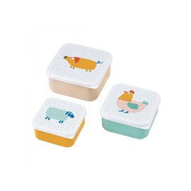 Set de 3 lucn box - la ferme