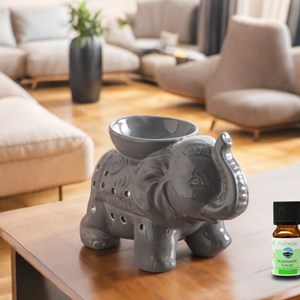 Brûle parfum série céramy - tandor gris