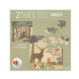 Puzzle magnetic forêt