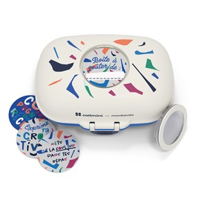 Boite à goûter enfant 600ml terrazzo