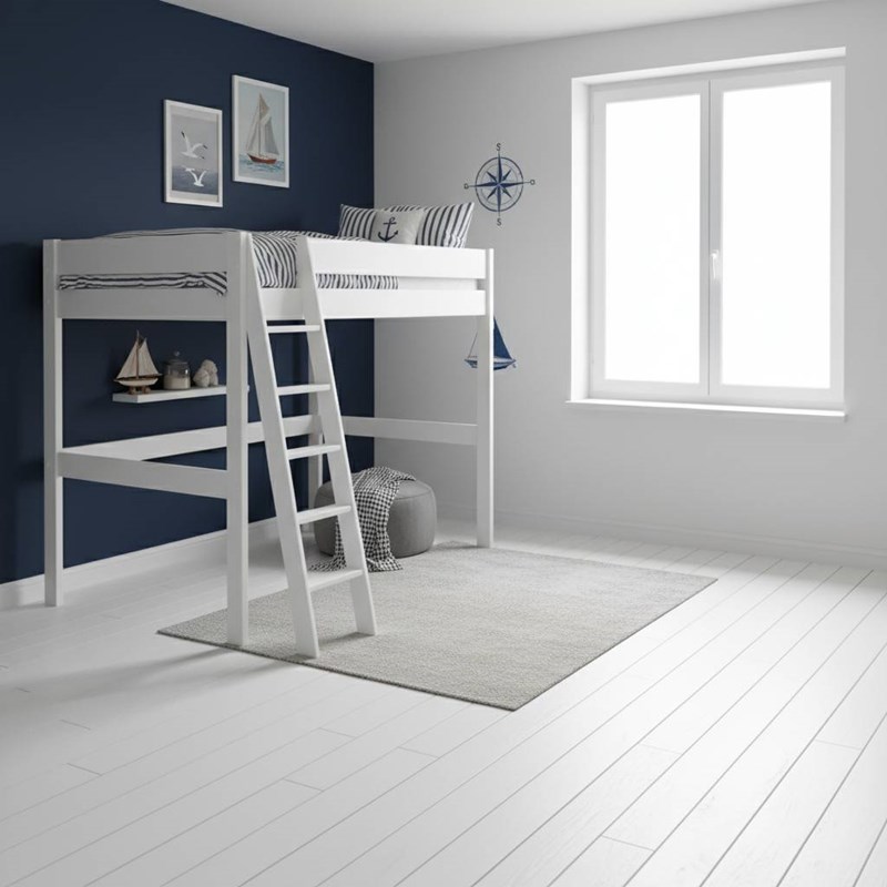 Camif - Lit mezzanine bois massif avec bureau en option timon