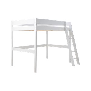 Lit mezzanine bois massif avec bureau en option timon