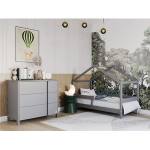 Lit cabane enfant 160x80cm yappyhytte