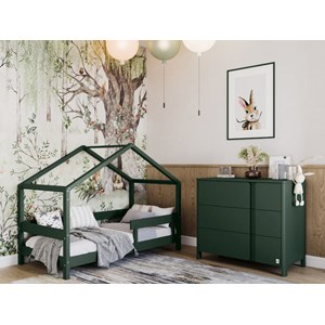 Lit cabane enfant 160x80cm yappyhytte