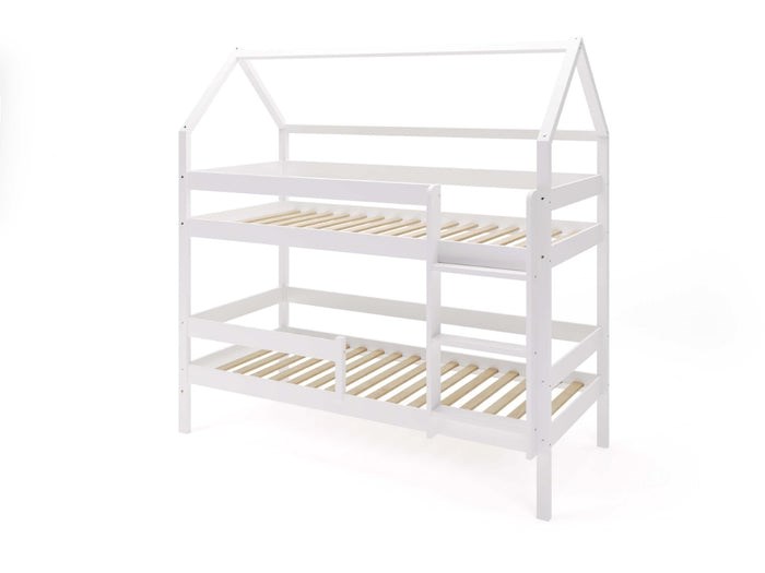 Lit cabane superposé 200x90cm bois