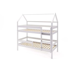 Lit cabane superposé 200x90cm bois