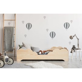 Lit enfant bois forme nuage 70x160cm