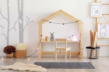 Bureau maison enfant br 40x100cm