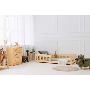 Lit superposé enfant bois mila 90x140cm