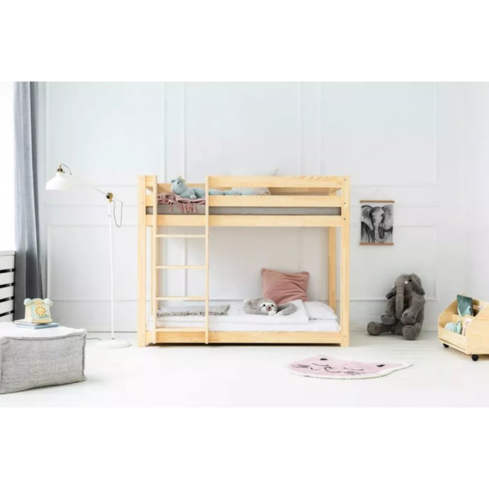 Lit Superposé Enfant Verbaudet - Bois - Vert - Matelas 90x200 Cm - Occasion