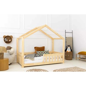 Lit cabane enfant bois mila 80x180cm