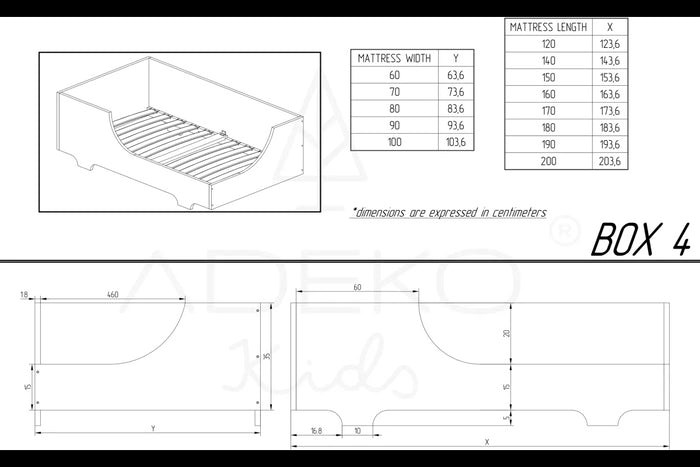 Lit enfant bois box 4 80x170cm (Babykare) - Image 3
