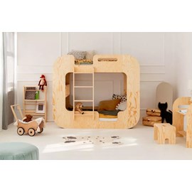 Lit superposé enfant mila 80x190cm