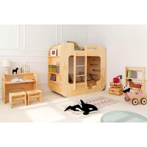 Lit superposé enfant mila 80x160cm