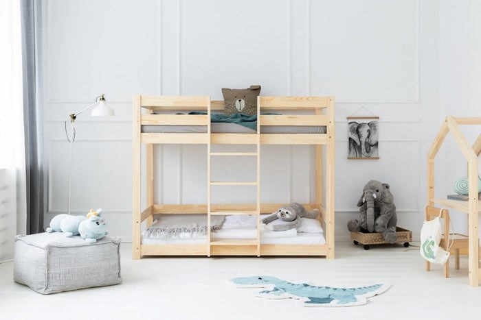 Lit superposé bois cabane mila 80x190cm (Babykare) - Couverture