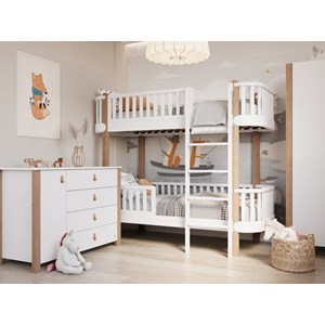 Lit superposé enfant bois 190x80cm