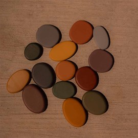 Jeu d'équilibre galets multicolore