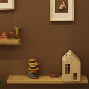 Jeu d'équilibre galets multicolore