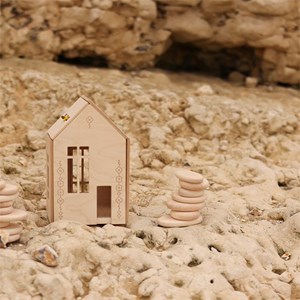 Jeu d'équilibre galets naturels