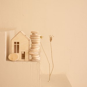 Jeu d'équilibre galets naturels