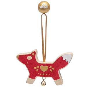 Set déco noël rouges 3 pcs