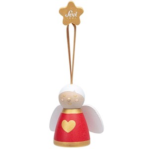 Set déco noël rouges 3 pcs