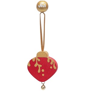 Set déco noël rouges 3 pcs