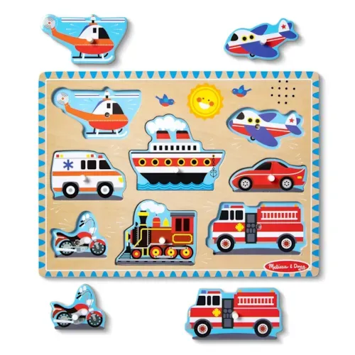Melissa And Doug - Puzzle sonore véhicules