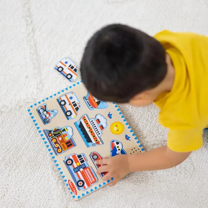 Puzzle sonore véhicules (Melissa And Doug) - Image 1