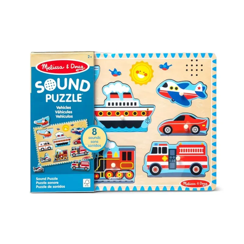 Puzzle sonore véhicules (Melissa And Doug) - Image 2