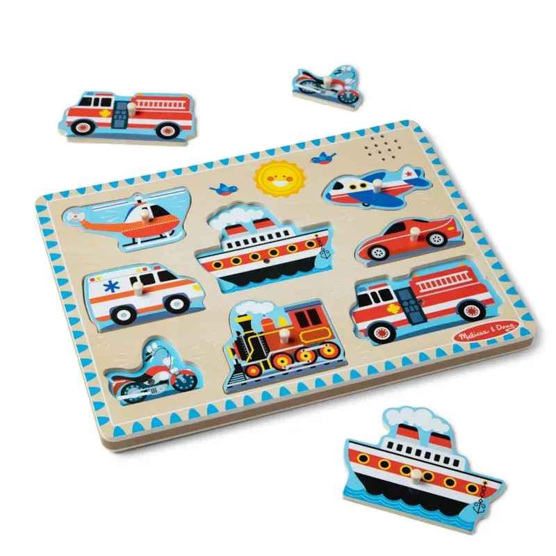 Puzzle sonore véhicules (Melissa And Doug) - Image 3