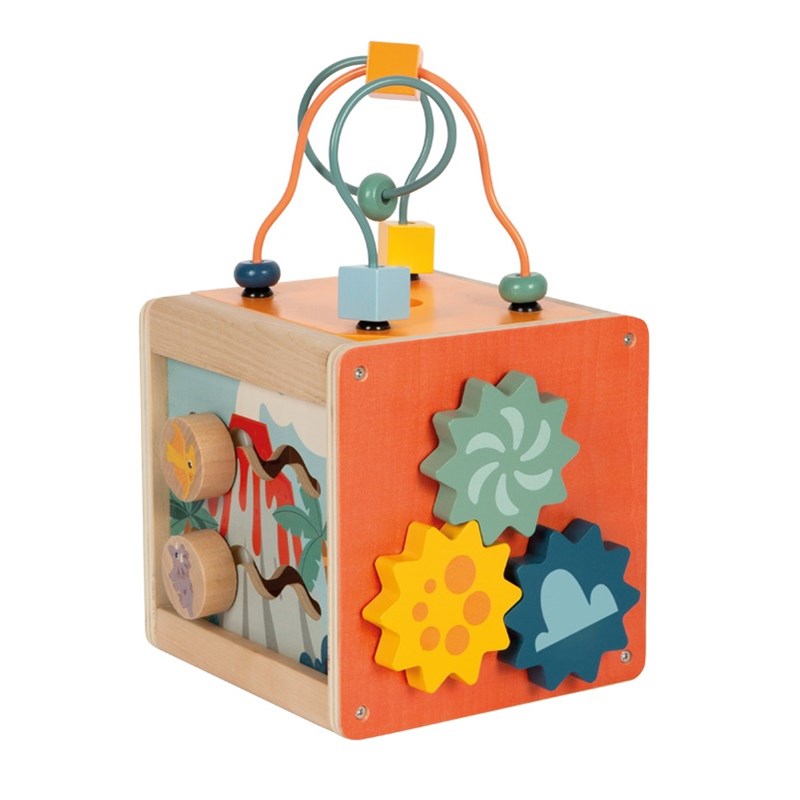 Cube de motricité dino (Small foot company) - Image 1