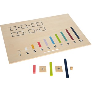 Bâtonnets de calcul avec chiffres