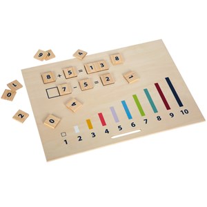 Bâtonnets de calcul avec chiffres