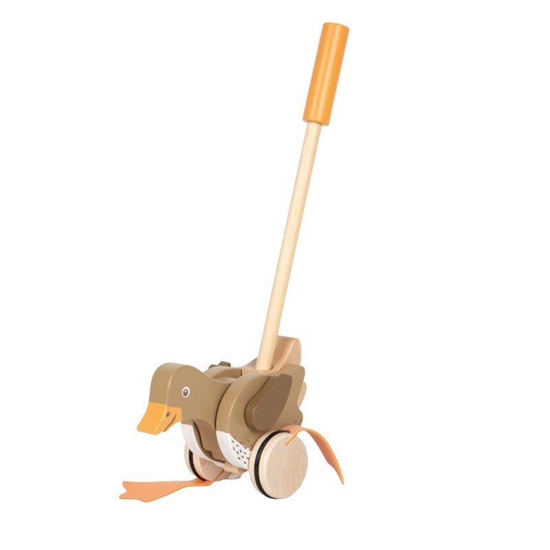 Canard à pousser avec tête mobile (Small foot company) - Image 1