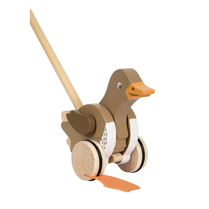 Canard à pousser avec tête mobile (Small foot company) - Image 3