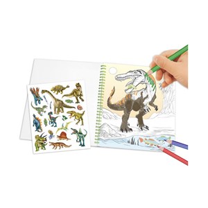 Livre dino world rouge