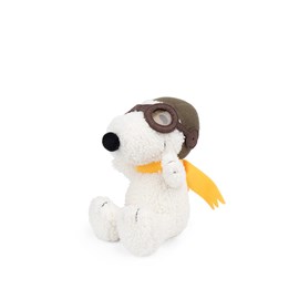 Snoopy teddy assis aviateur - 20 cm