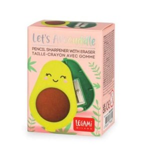 Taille-crayon avec gomme avocuddle