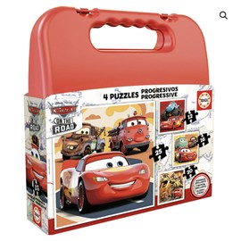 4 puzzles progressifs cars on the road