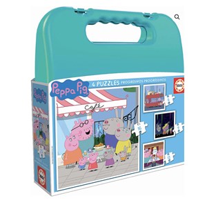 4 puzzles progressifs peppa pig