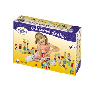 Detoa eveil la piste de bille en bois