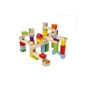 Detoa eveil la piste de bille en bois