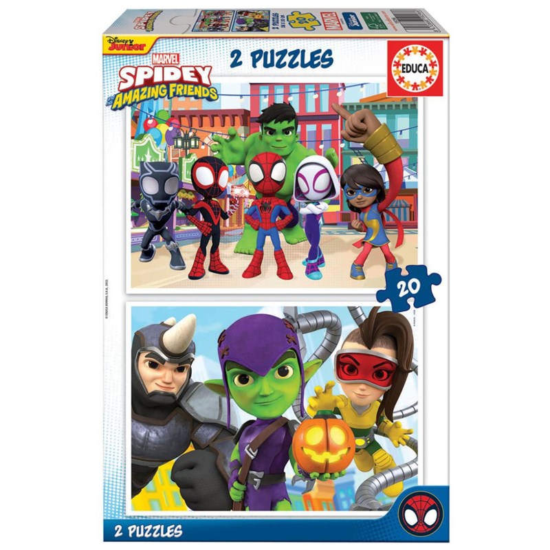 Puzzle 2 x 20 - spidey et ses amis