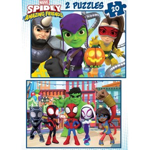 Puzzle 2 x 20 - spidey et ses amis