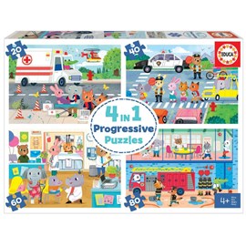 Puzzles educa borras jaune