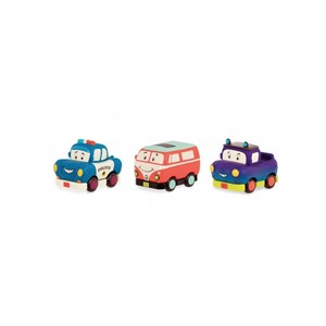 Set de 3 vehicules van orange
