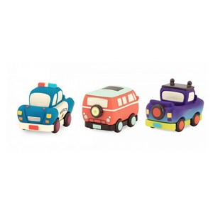 Set de 3 vehicules van orange
